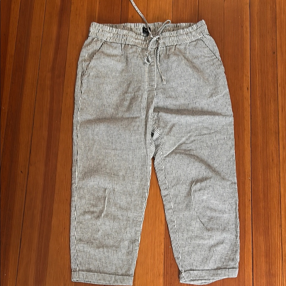 Jcrew Factory Striped Drawstring Pants